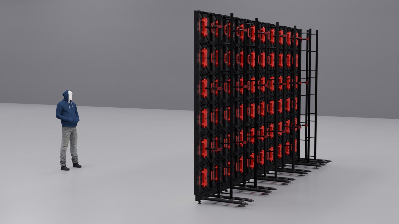 Ground stacked wall